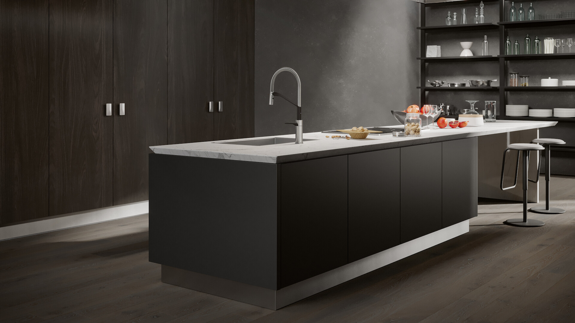 Ambienete con griferia Heron