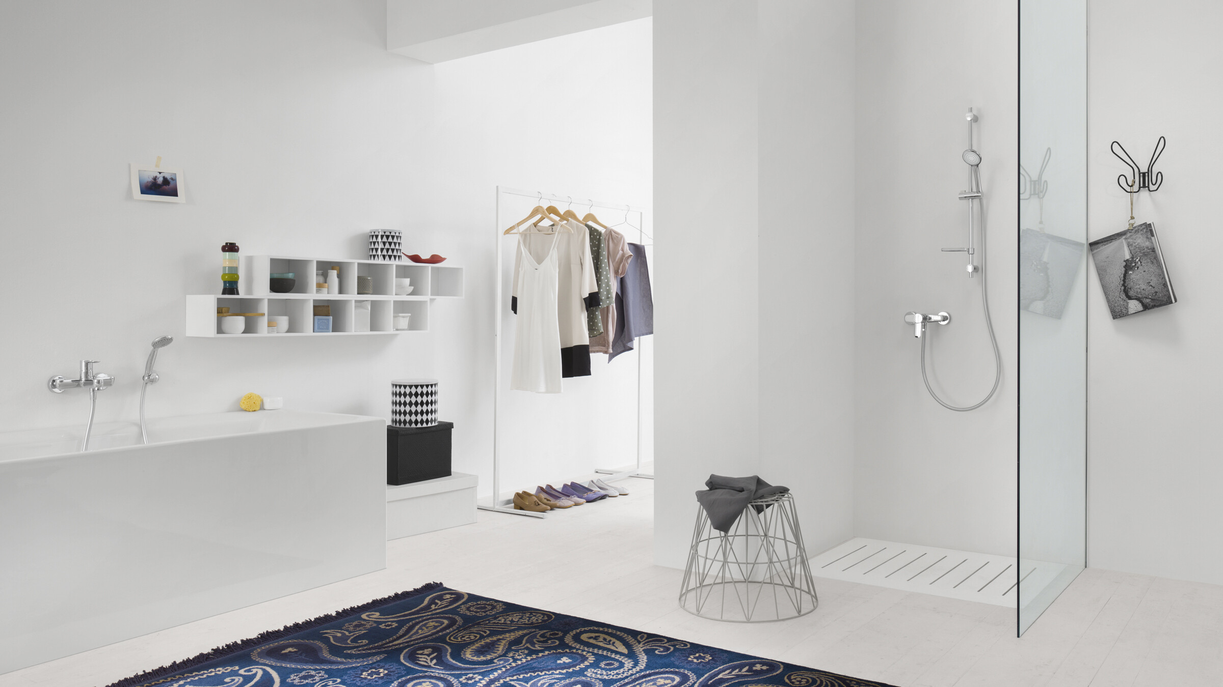 Griferia Ducha Sand Cromo Brillo