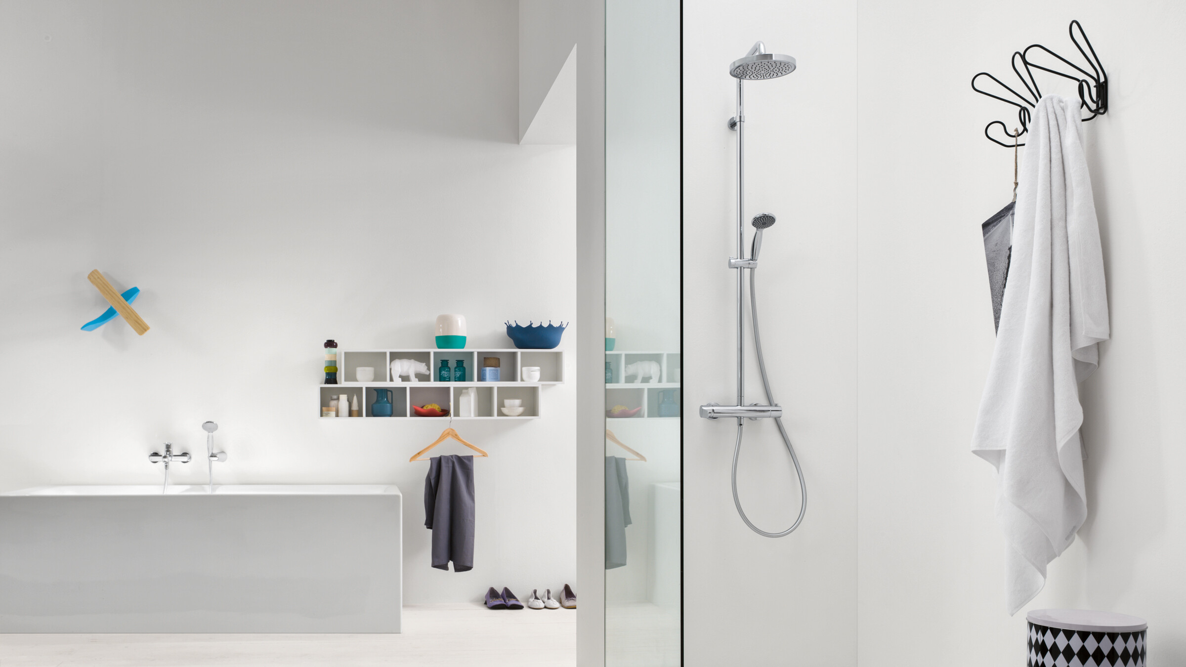 Griferia Ducha Sand Cromo Brillo