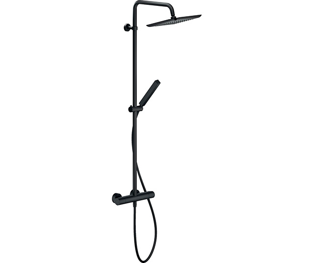 Columna de ducha, termost&aacute;tico externo