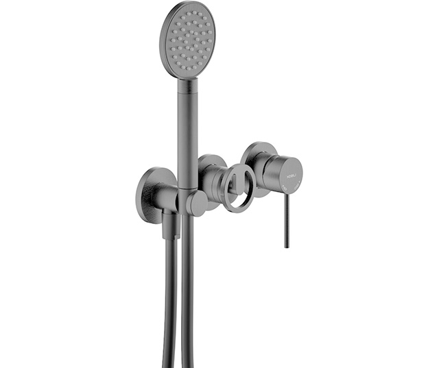 Ducha, parte externa del monomando empotrado de 2 v&iacute;as